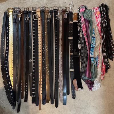 Ladies Belts and Scarves