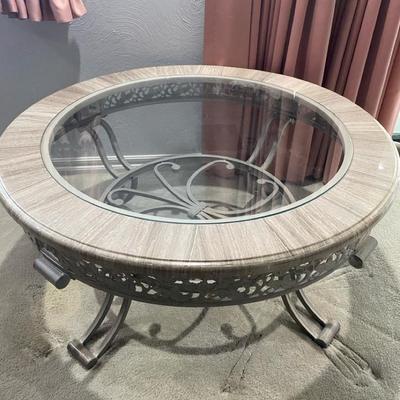 Clear Glass Coffee Table