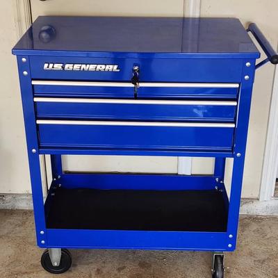 Blue General Tool Cart 