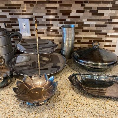 Silver Plate & Serving