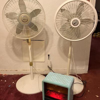 Lasco Oscillating Pedestal Fans and Electric Fireplace