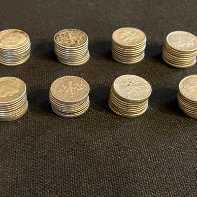 80 Silver Dimes