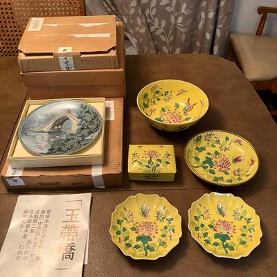 Chinese Porcelain and Collector Plates