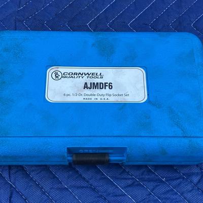 Cornwell 6 Piece 1/2 Dr. Double-Duty Flip Socket Set 