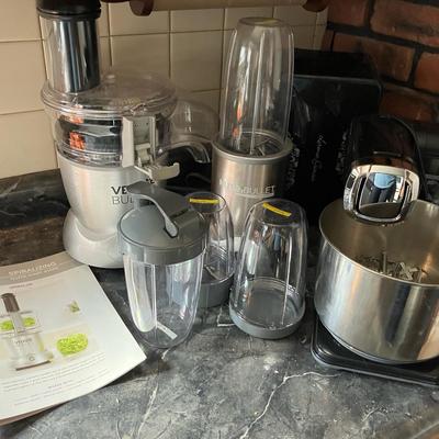 NutriBullet, Veggie Bullet, and Lorena Garcia Folding Kitchen Stand Mixer 