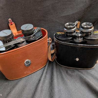 2 Pair Of Binoculars...Tasco, Bell & Howell 
