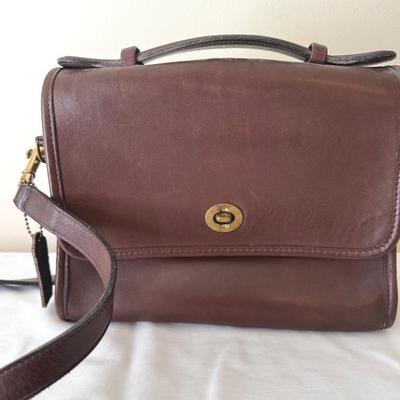 Vintage Coach Court Bag Medium 