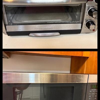 Hamilton Beach Toaster Oven & GE Microwave 