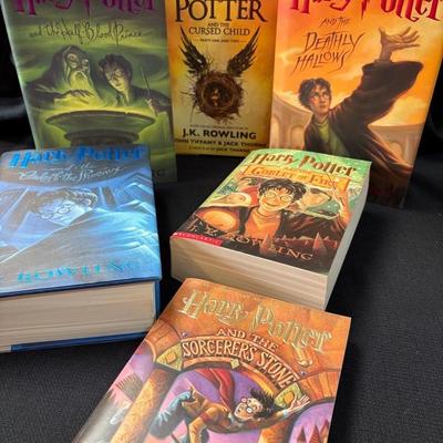 Collection Of Harry Potter Books By J.K. Rowling