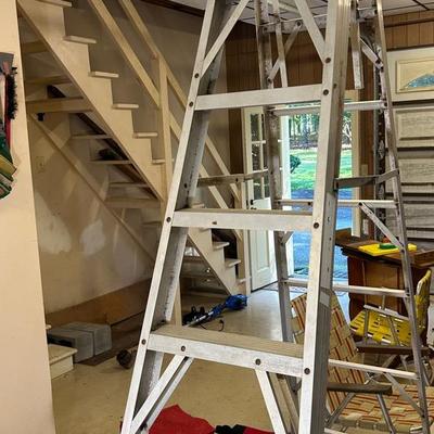 8’ And 2’ Aluminum Step Ladders 