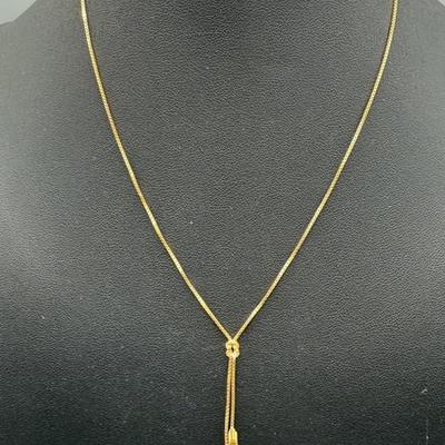 18k Yellow Gold Necklace 