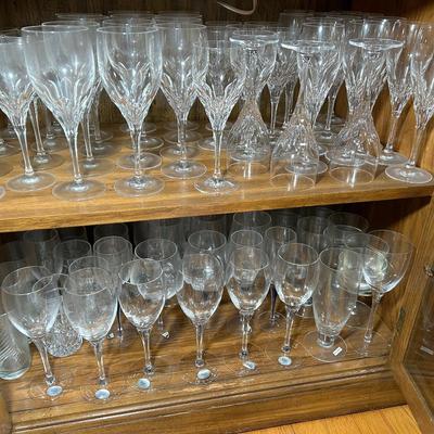 Lot Of Crystal Stemware Gorham, Orrefors, Kosta Boda
