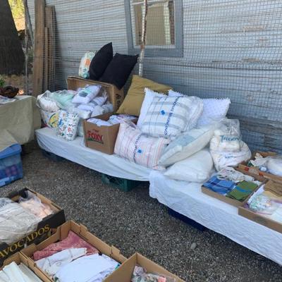 Pillows and linens