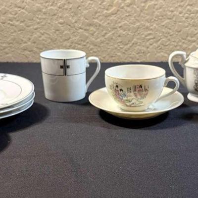 Tea Set Odds & Ends: Hong Kong and Christopher Stuart Mixed Lot (Use For Replacements)