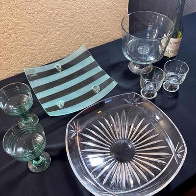Mixed Glassware Collection for Dining & Serving