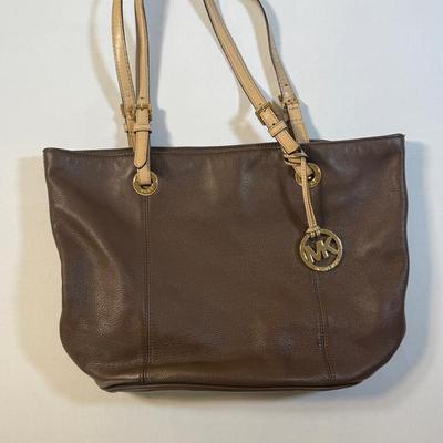 MICHAEL KORS Brown Leather Tote