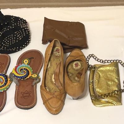 Boho To Ballroom: Shoes (size 10)/Purses Lot