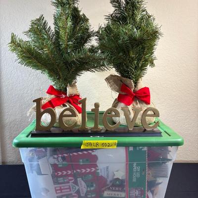 "Believe" Christmas Mystery Lot