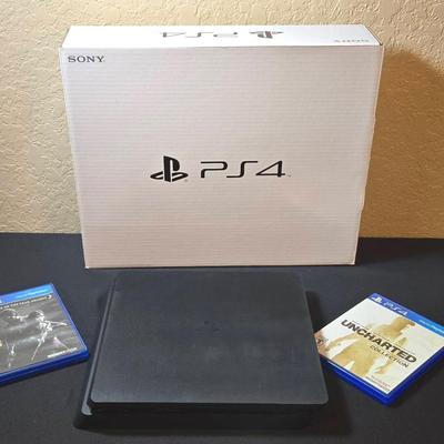 Sony PlayStation 4 Slim Console + "The Last Of Us" & "Uncharted" Games