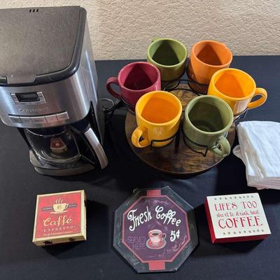 Coffee Time! Cuisinart Coffeemaker & Accessories Lot