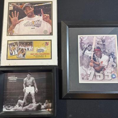 Ali, Aaron & Horry: Sports Wall Art 
