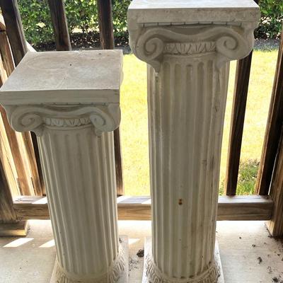 Stone Column Display Stands