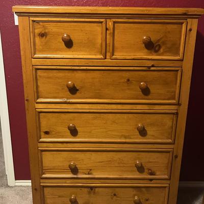 Rustic Wooden Chest Of Drawers