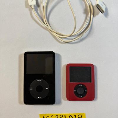 Two Apple iPods 