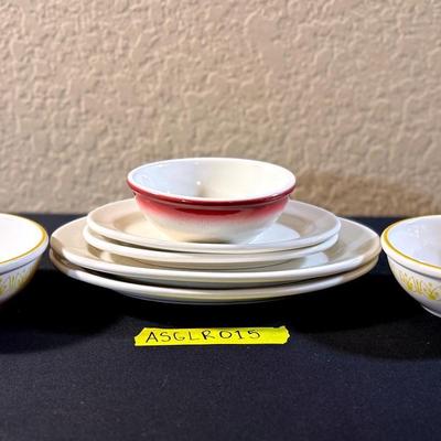 MCM Buffalo China Bowl & Plate Assortment