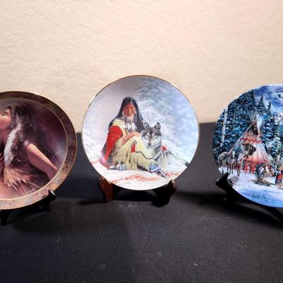 Native American Spirit Numbered Collector Plates (Various Artists/Makers)