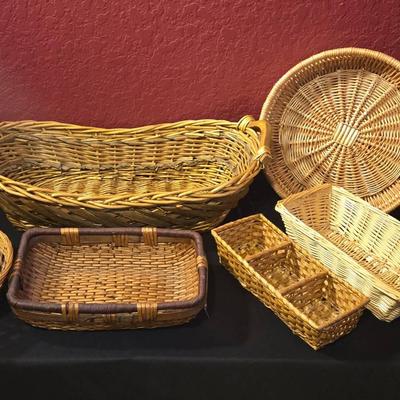 Assorted Wicker Baskets