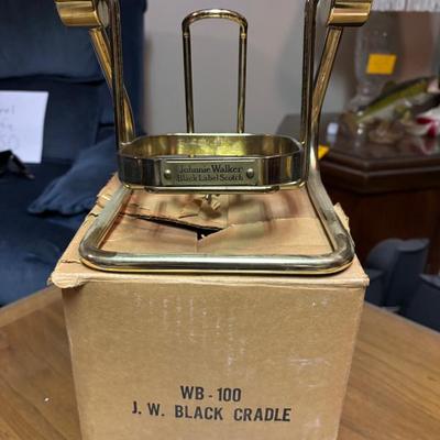 Vintage Johnnie Walker Black Cradle
