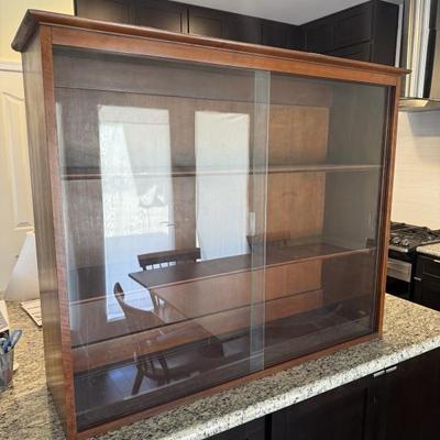 Cherry wood hutch