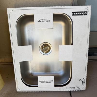New in box stainless steel bowl sink