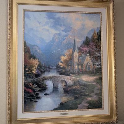 Thomas Kinkade 
The Mountain Chapel
