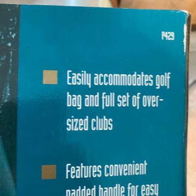 Deluxe travel golf bag cover