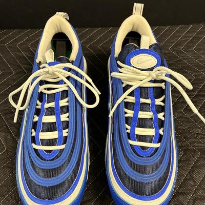 Nike Air Max 97 Men’s Sneakers – Blue, White & Black – Size 10.5