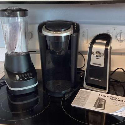 Kitchen Countertop Appliances: Blender/Can Opener/Coffee Maker