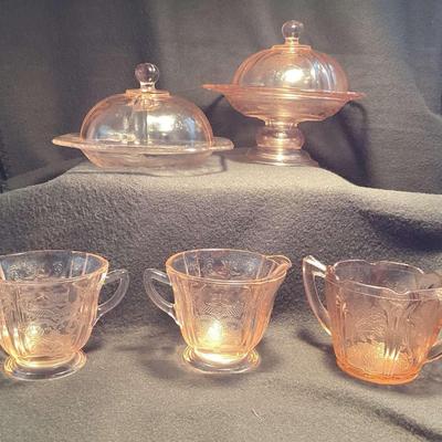 Vintage Pink Glass