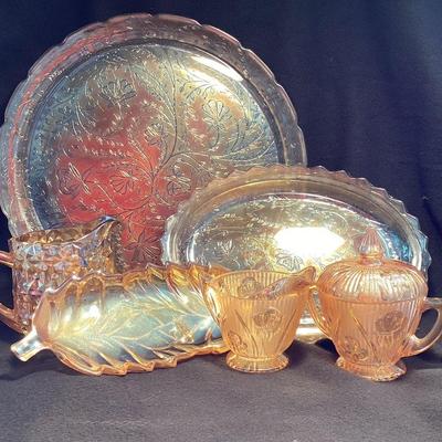 Iris & Herringbone & Other Carnival Glass