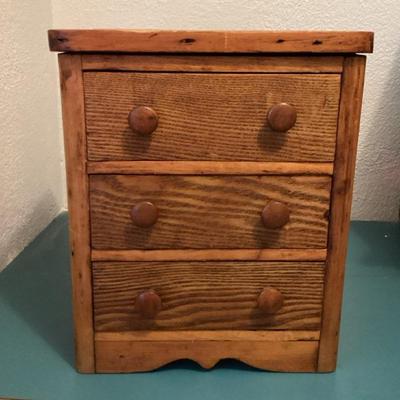 Small Wood Drawer Box-Jewelry Size