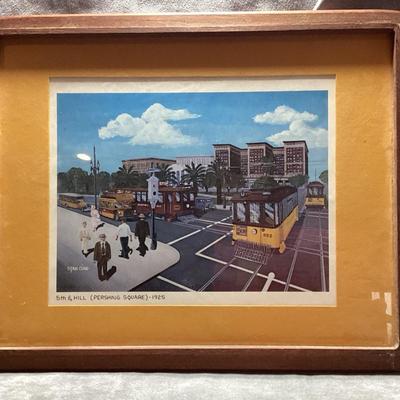 "5th & HILL (PERSHING SQUARE)-1925," Stan Cline Print 