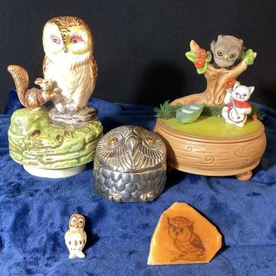 Owls Music Box