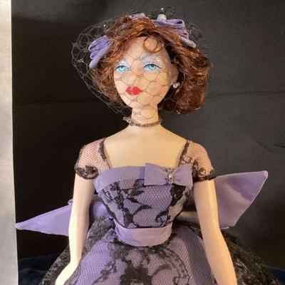 Gene Marshal Doll in Violet and Black Lace