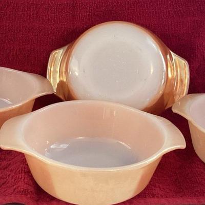 Peach Luster Fire King
