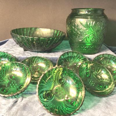 Deep Green Glass 