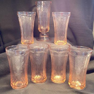 Recollection Pink Collection by Indiana Glass-14oz