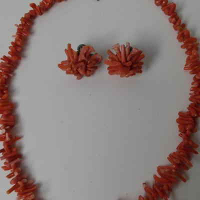 Red Coral Necklacee
