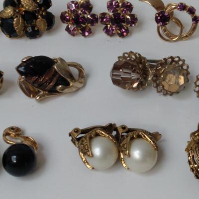 Vogue, Austria and Other Clip on Earrings 