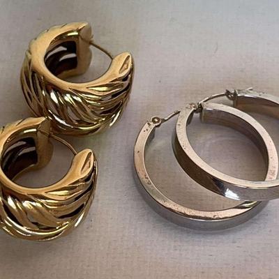 Earrings Stamped 14K